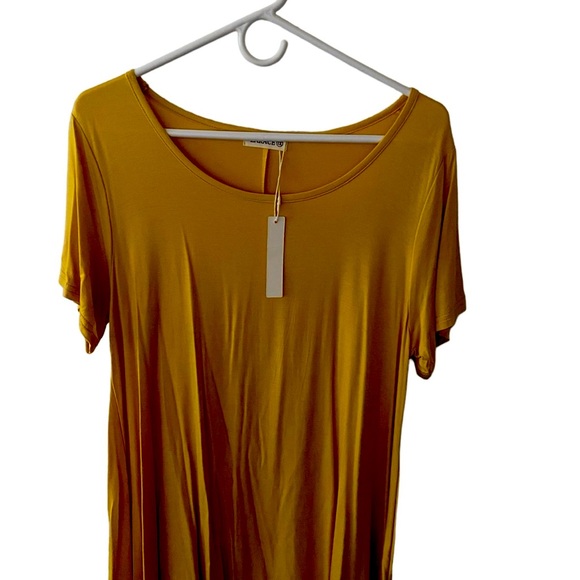 Tops - Yellow Mustard Tunic Size 1X